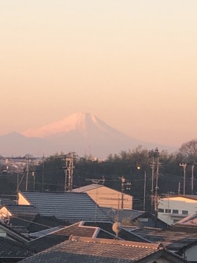 野田からの初富士