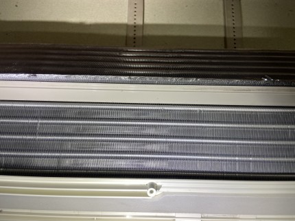 洗浄後のアルミフィン