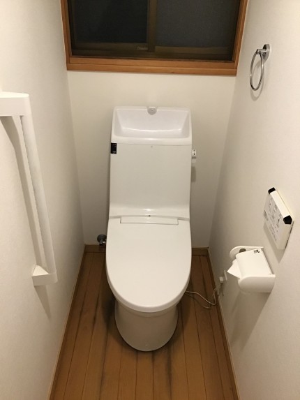 トイレクリーニング後