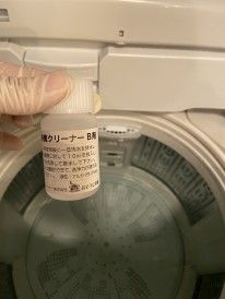 除菌クリーナーB剤投入