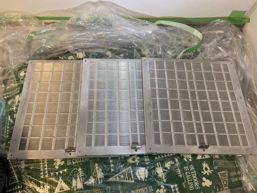 フィルター洗浄後