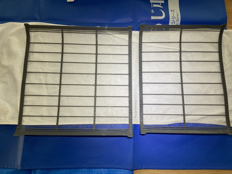 洗浄後のフィルター