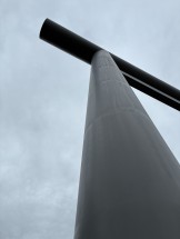 大鳥居を見上げて