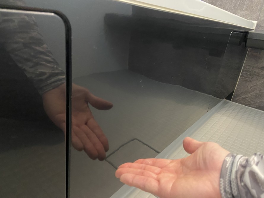 クリーニング後のエプロン